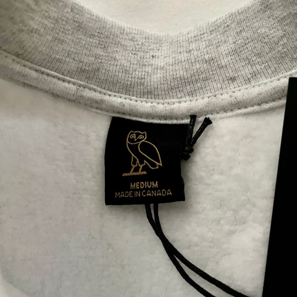 OVO X NBA Toronto Raptors Crewneck Heather Grey - Picture 3 of 3